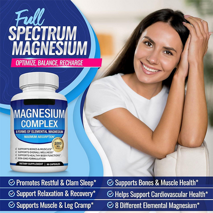8-in-1 Magnesium Complex Dietary Supplement