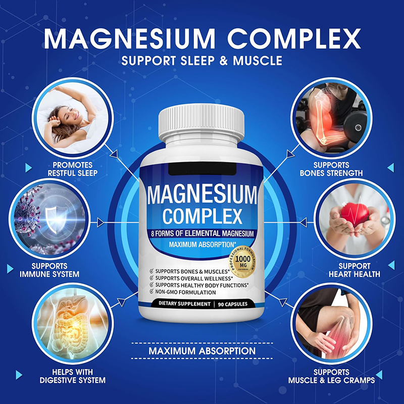 8-in-1 Magnesium Complex Dietary Supplement
