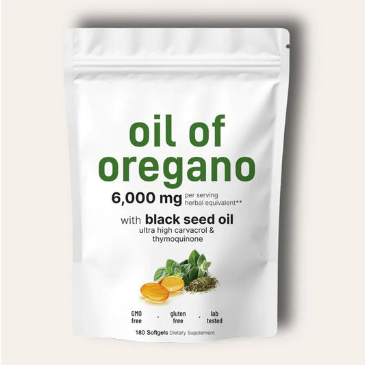 Oregano Oil and Black Seed Oil Supplement