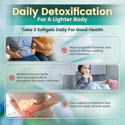 Lymphatic Drainage — 21-in-1 Advanced Botanical Formula（Purchase today and upgrade to 240 tablets/pack）