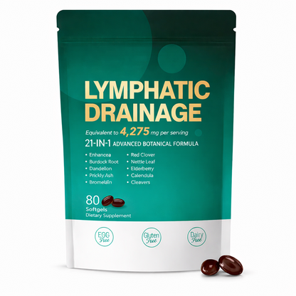 Lymphatic Drainage — 21-in-1 Advanced Botanical Formula（Purchase today and upgrade to 240 tablets/pack）