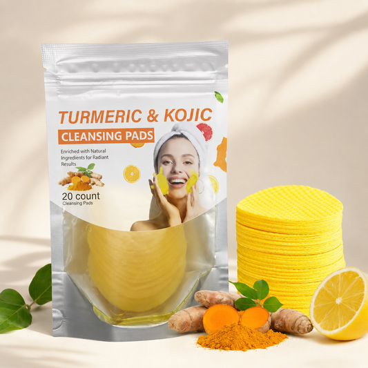 Turmeric and kojic cleansing pads pouch