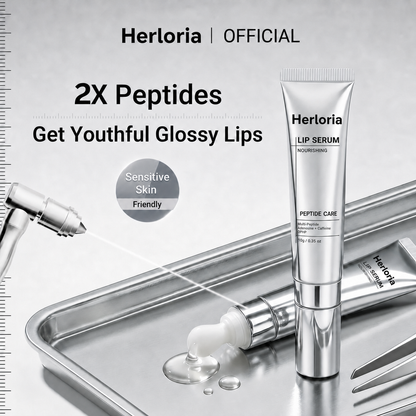 Peptide lip serum formula and applicator
