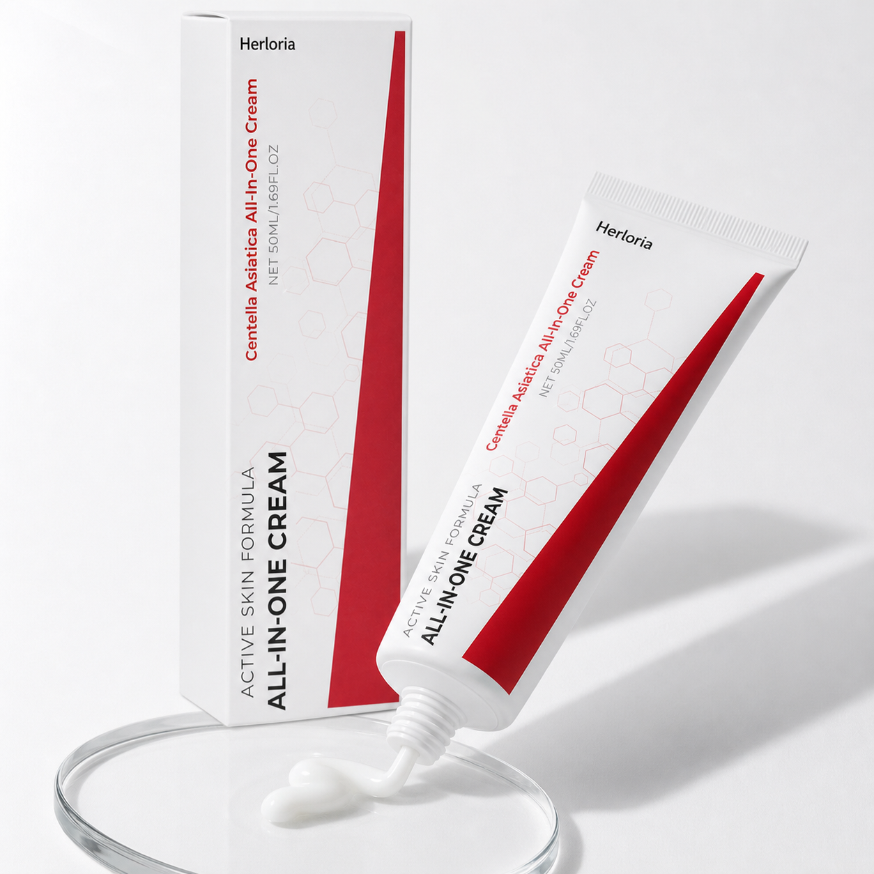 Centella all-in-one cream texture