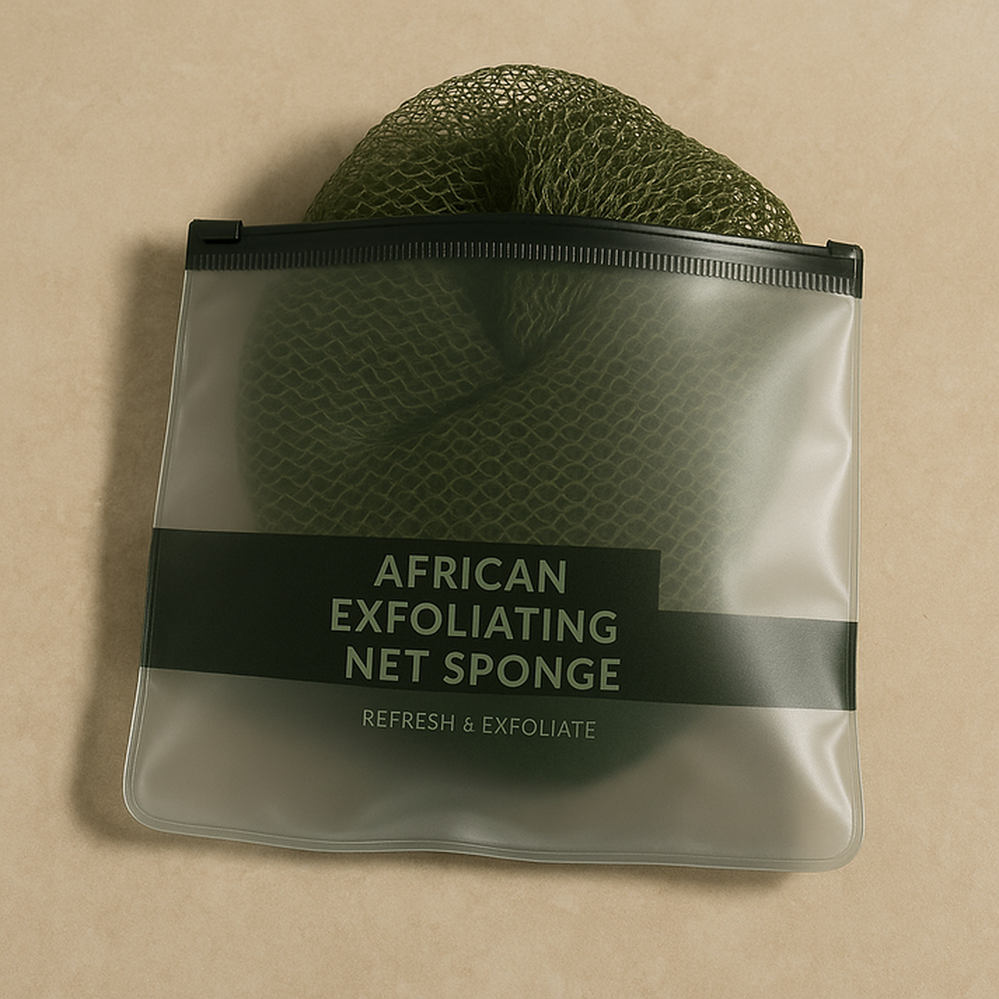 African net sponge storage pouch