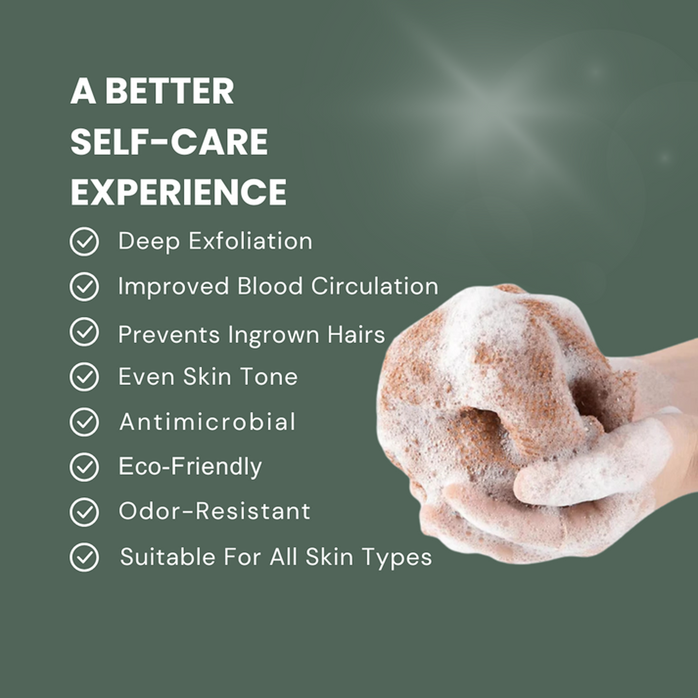 African net sponge self-care benefits